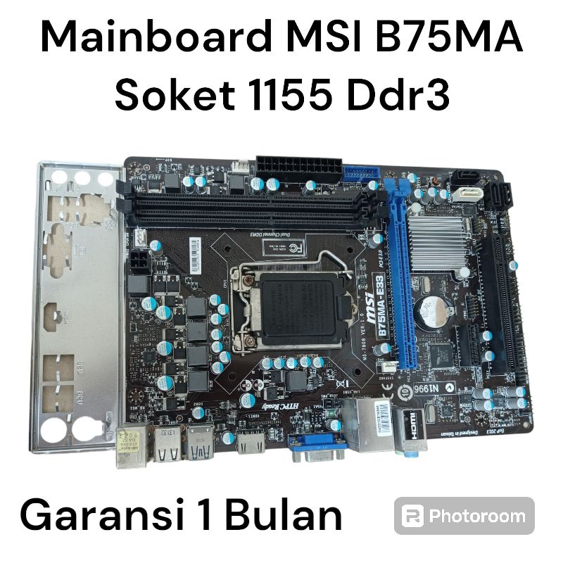 Mainboard Msi B75MA Soket 1155 Ddr3