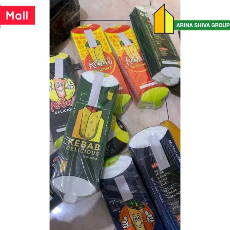 

100 LEMBAR KERTAS KEBAB TARIKAN IVORI PUTIH UKURAN 24 × 9,2 CM HIGH QUALITY TEBAL PRODUK TERBARU | KOTAK KEBAB KEKINIAN | DUS KEBAB VIRAL TIKTOK | KEMASAN KEBAB | BOX KEBAB 100 PCS MURAH | TOKO KEBAB OFFICIAL | ARINA SHIVA GROUP 174