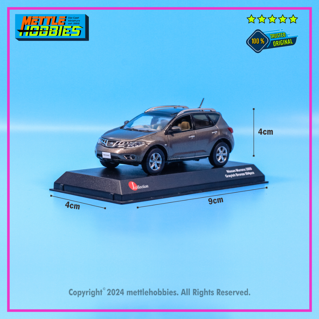 Jcollection 2009 Nissan Murano Diecast Miniatur Replika Mobil 1:43
