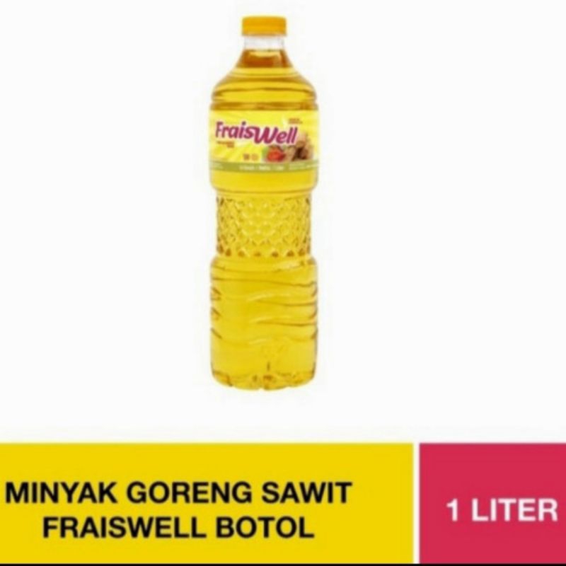 

minyak goreng fraiswell 1L botol