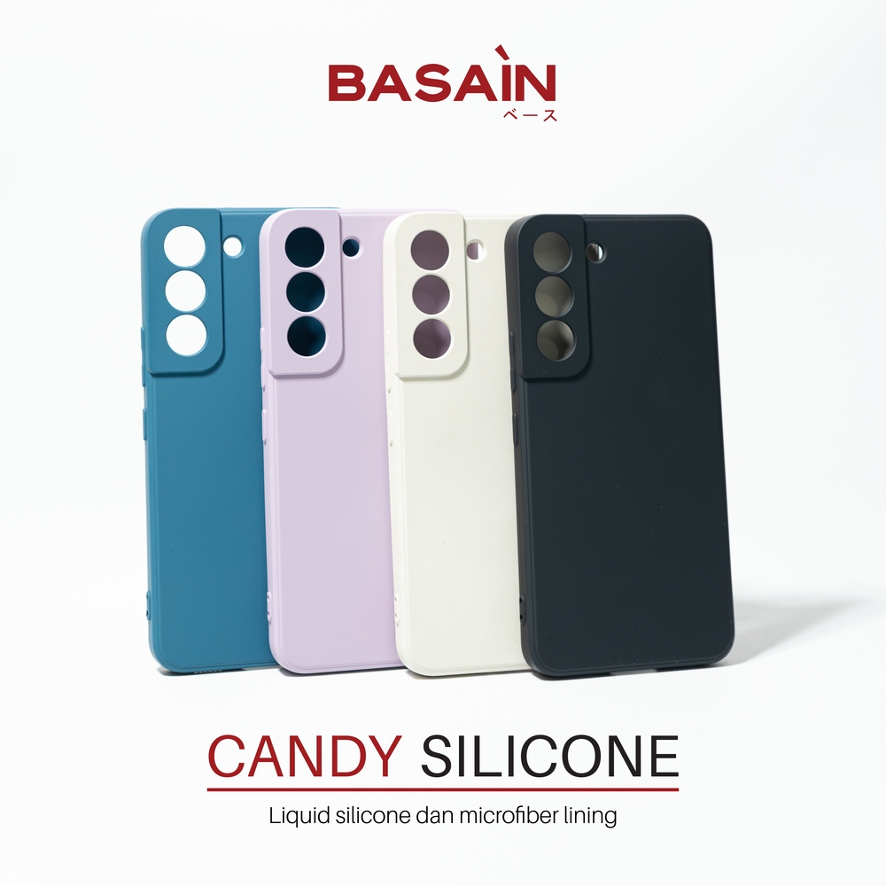 BASAIN Casing Samsung S22|Plus|Ultra Candy Silicone Case