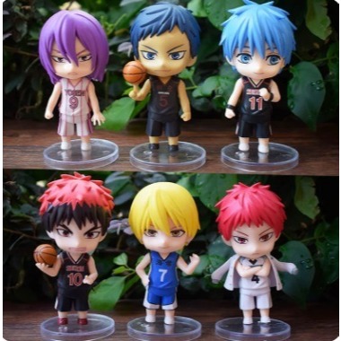 Action Figure Anime Kuroko No Basket Kuroko's Basketball Set Isi 6