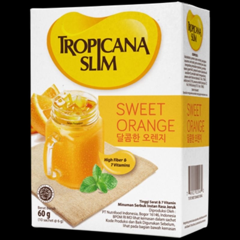 

Tropicana slim Sweet Jeju Orange isi 10pcs x 6gram