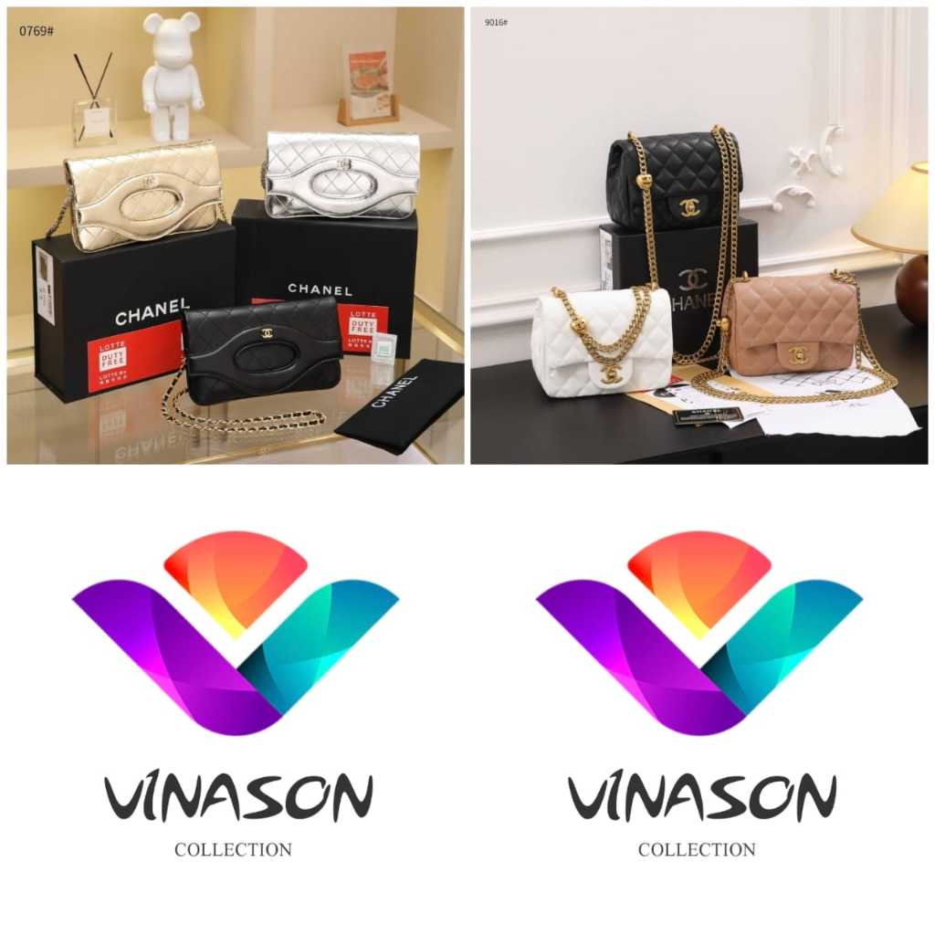 9016 / 0769 Mini Square Caviar Skin Heart Adjustable Flap Bag HB