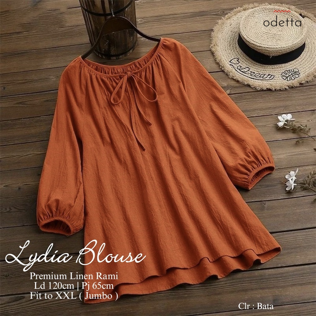 Naila Blouse Wanita Crinkle Airflow Jumbo / Blouse /Atasan Wanita Crinkle Premium Terbaru