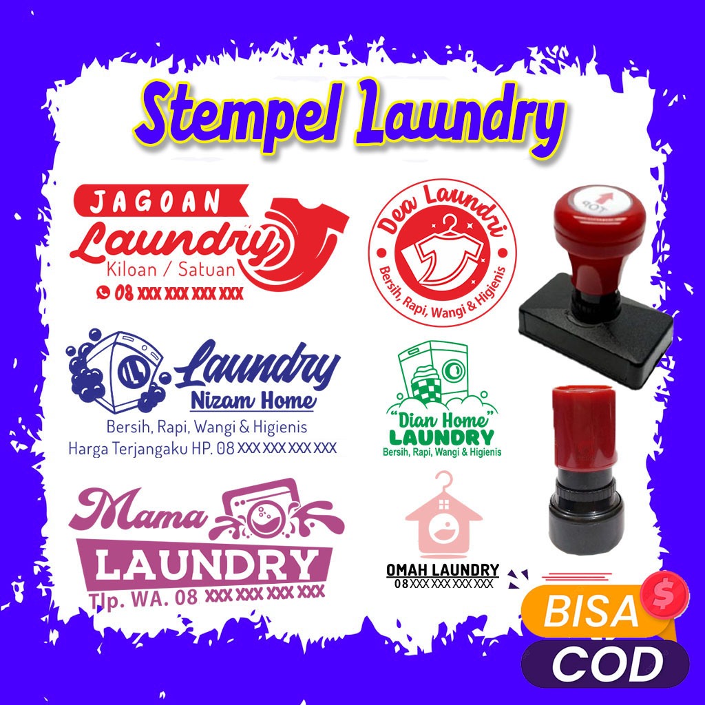 

Stempel Laundry, Stempel Custom, Stempel Logo