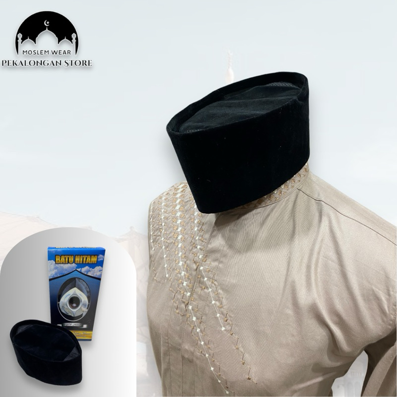 Peci / Songkok Batu Hitam / Peci Hitam / Songkok Murah Berkualitas