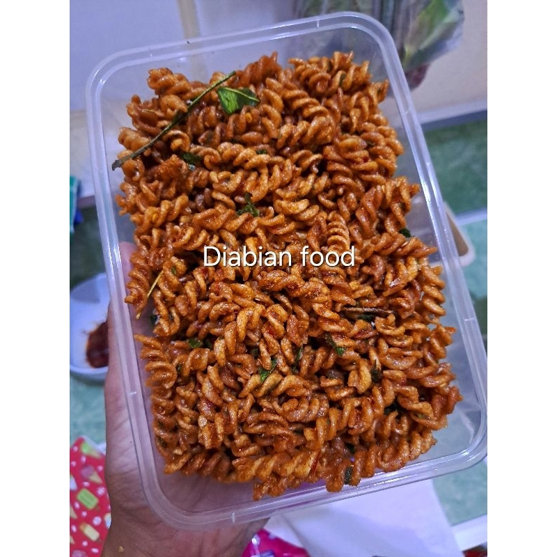 

Makaroni Spiral daun jeruk