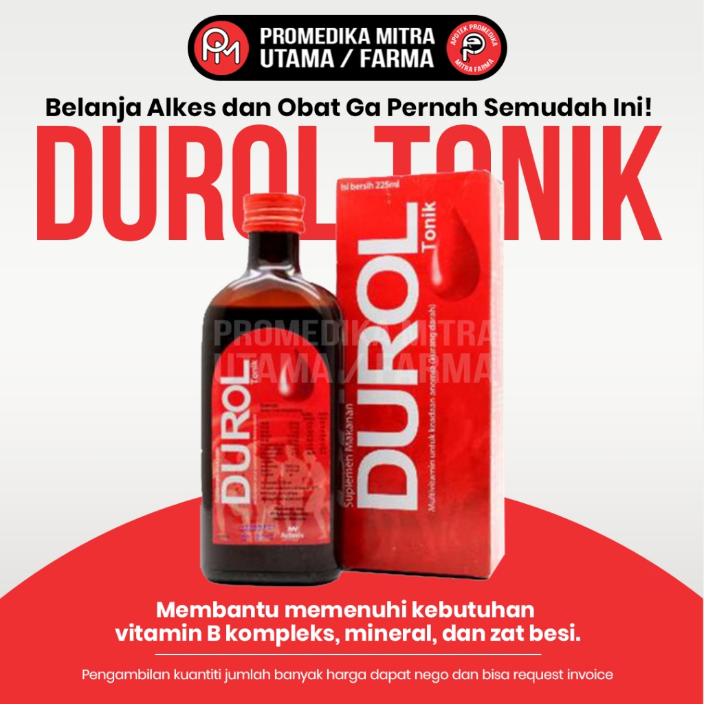 Durol Tonik - 225 ml / Durol Penambah Darah/ Durol Tonik