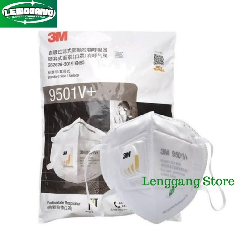 Masker 9501V+ KN95 Earloop (1 Pack isi 25pcs) 100% Original