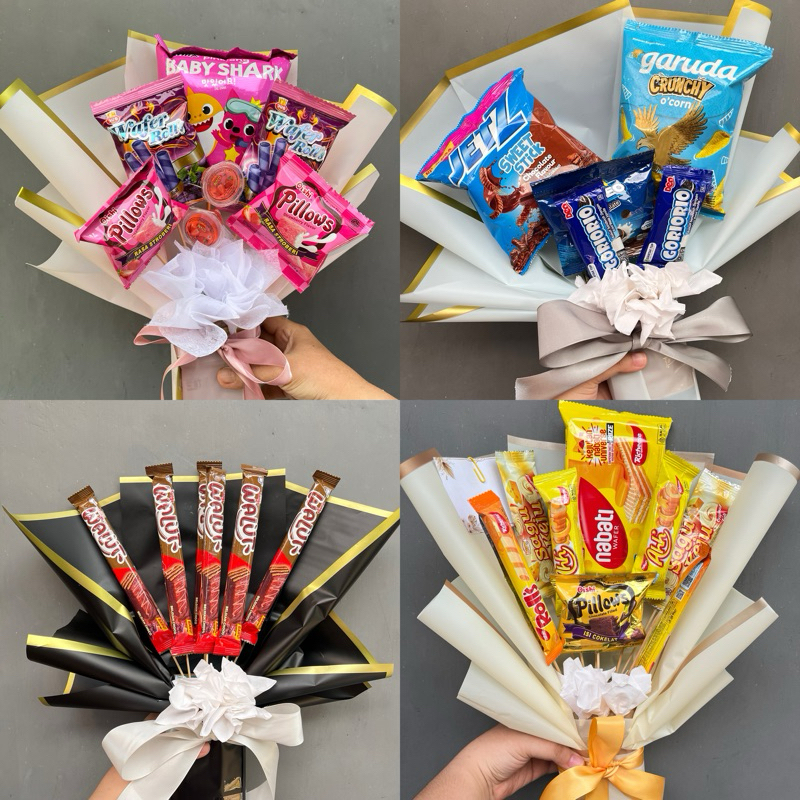 

[Termurah] Snack Bouquet | Buket Snack | Buket Makanan | Bucket snack