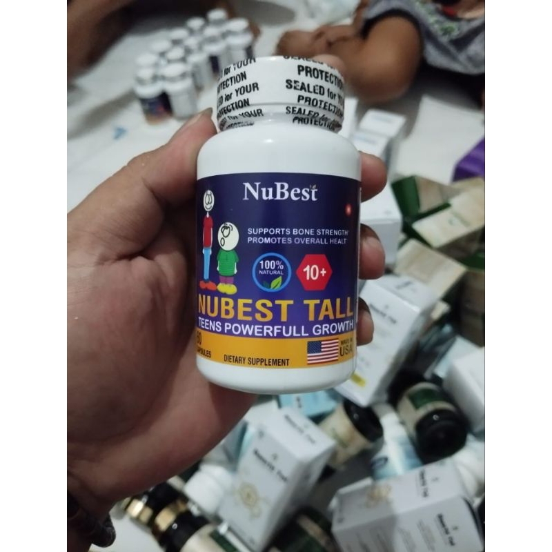 Nubest Tall 10+ Penambah Tinggi Badan Alami Nubest Tall Usa 100% Original Suplemen Peninggi