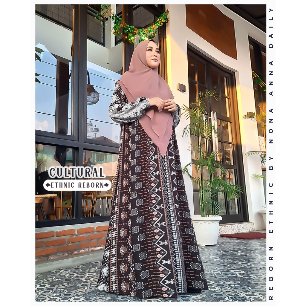 CULTURE DRESS BY NONA ANNA / GAMIS RAYON/GAMIS RAYON MOTIF/GAMIS ANAK / GAMIS ANAK RAYON