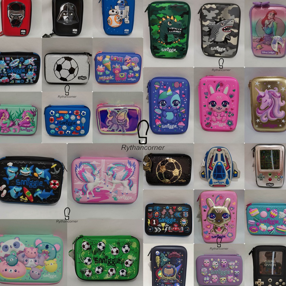 

KODE W1H2 PENCIL CASE KOTAK PENCIL HARDTOP SMIGGLE