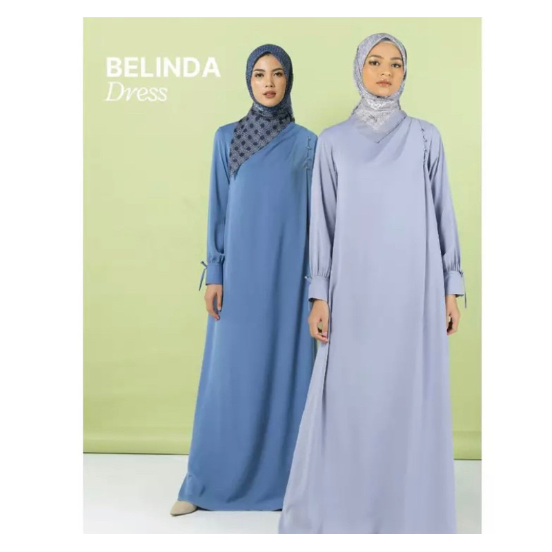 Zoya Gamis - Dress Abu terbaru dari BELINDA DRESS ZOYA