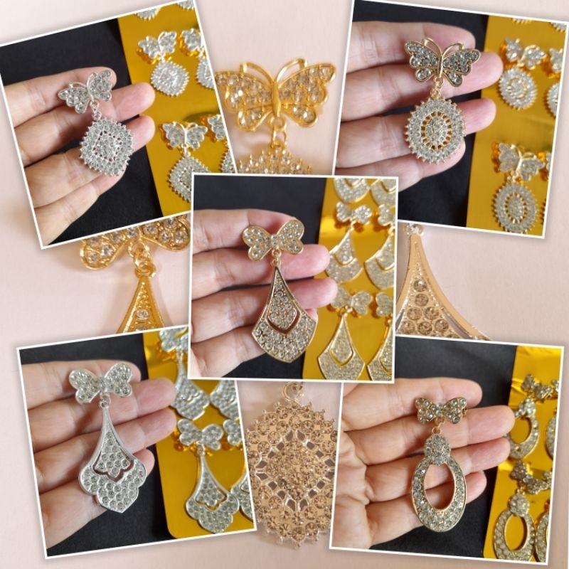 Bros Juntai Aksesoris Hijab Kebaya | Peniti Jilbab | Hiasan Baju per pcs