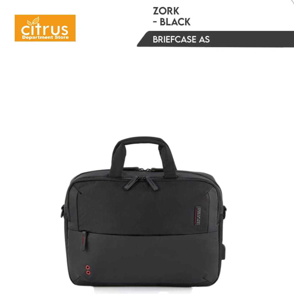 American Tourister Zork Briefcase AS - Black