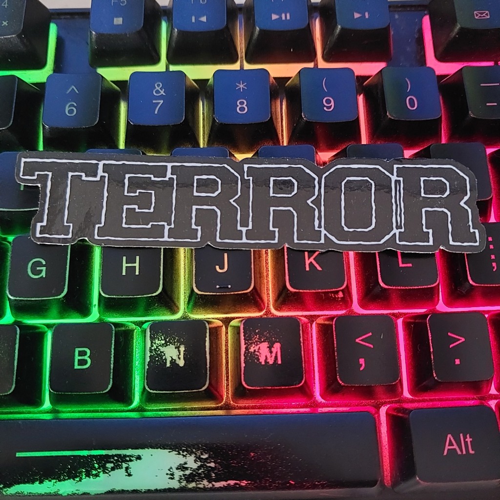 

STIKER BAND HARDCORE - TERROR - VINYL ANTI AIR Stiker Helm / Laptop / aksesories