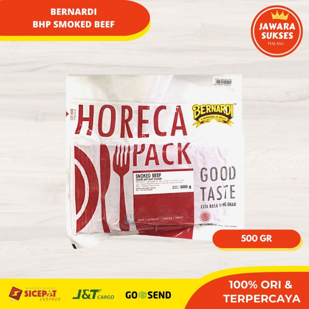 

[500GR] Bernardi Smoked Beef | BHP Smoke Beef Kotak | BHP Block