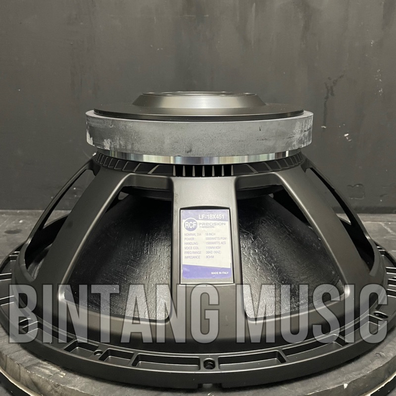 speaker component rcf lf18x451 kualitas mantap speaker 18 inch lf18 x451