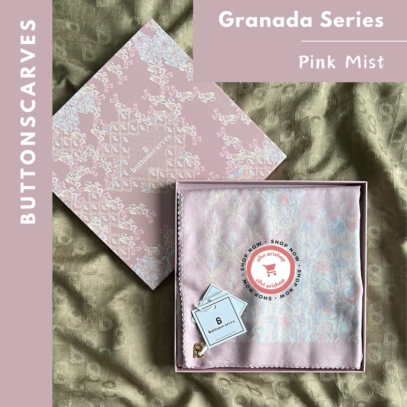 Buttonscarves Granada Pink Mist