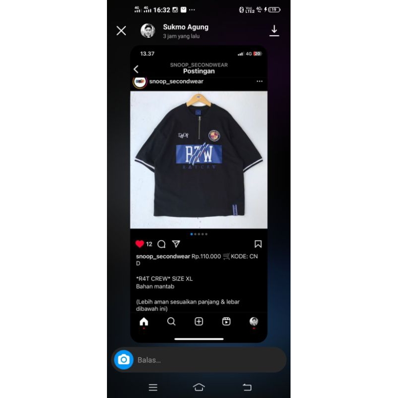 rat crew kaos sweter