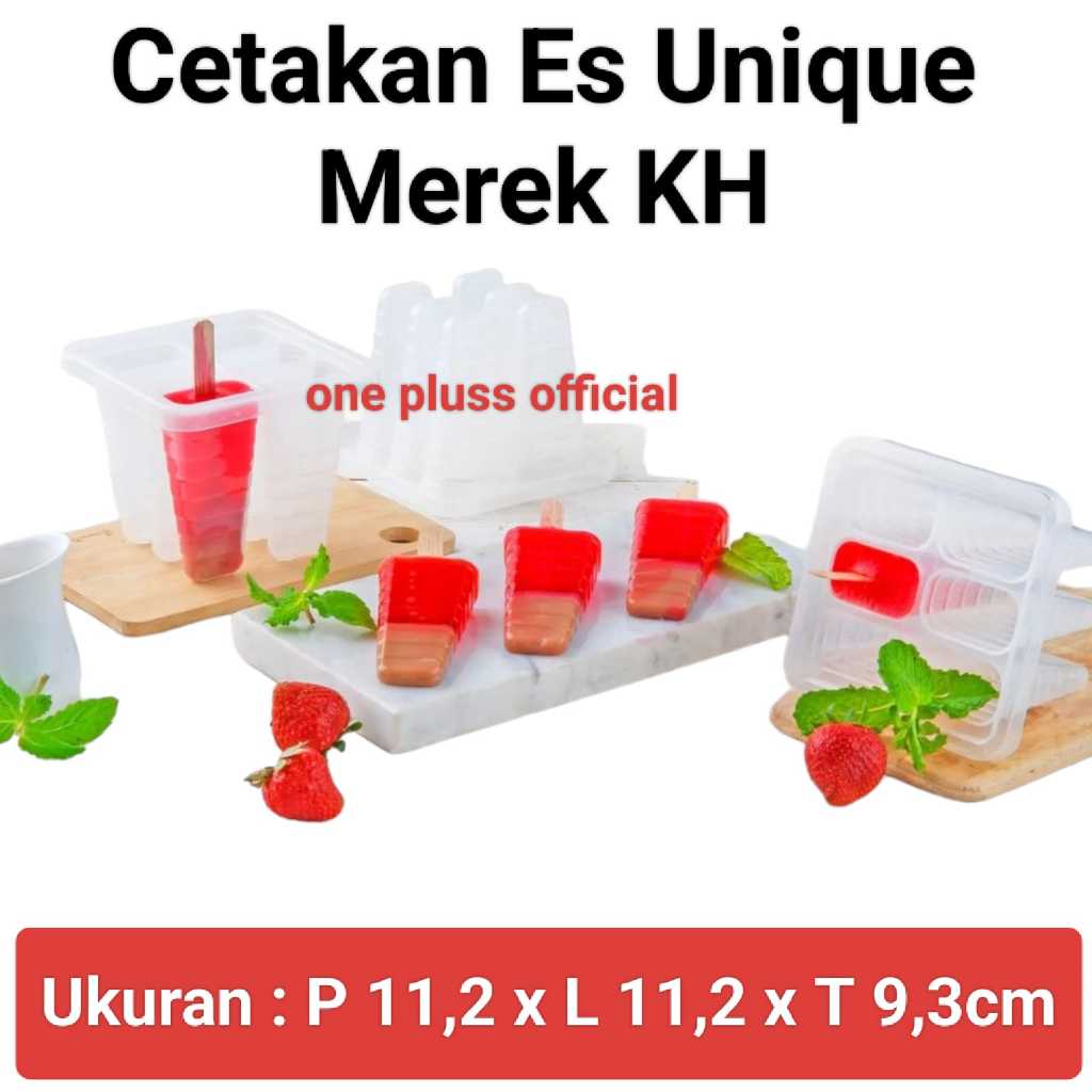 Cetakan Es Lilin Unique KH Agar jelly Es Kim Ice Cream loli Coklat / Es Krim Stik bahan plasti dan t
