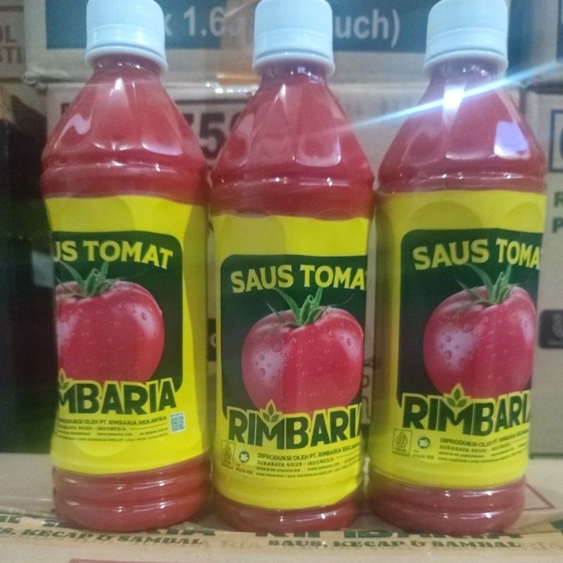 

Rimbaria Saus Tomat Botol Plastik 500ml