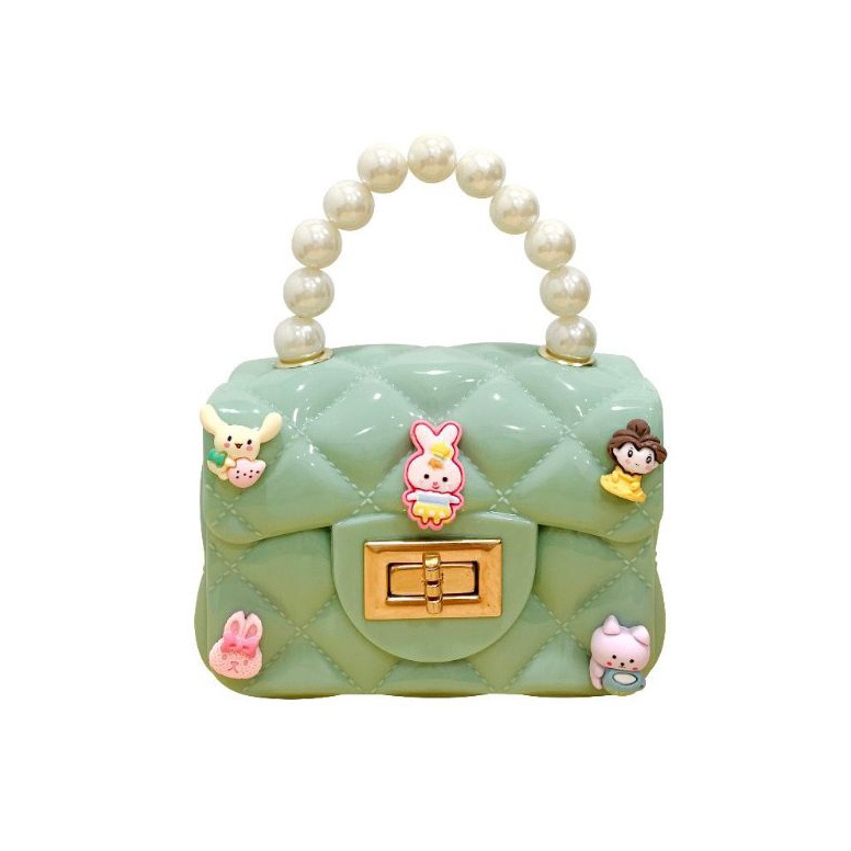 TAS JELLY GLOSSY SELEMPANG KARAKTER JELLY BAG TAS ANAK rfk