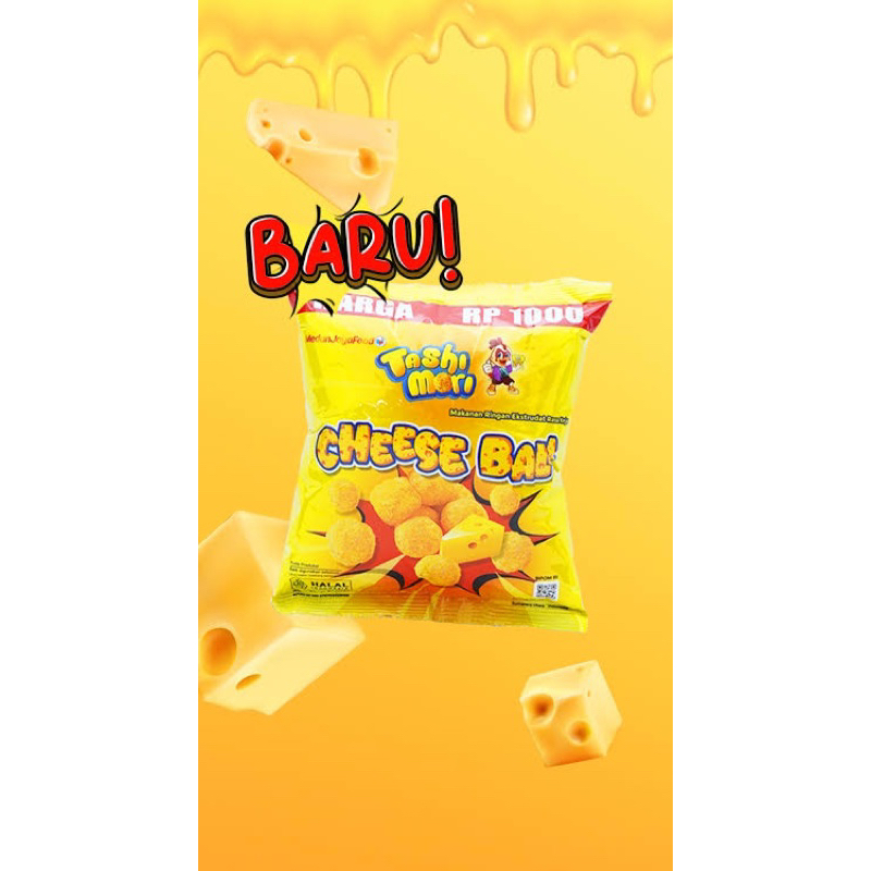 

Tashi mori cheese ball renceng isi 10