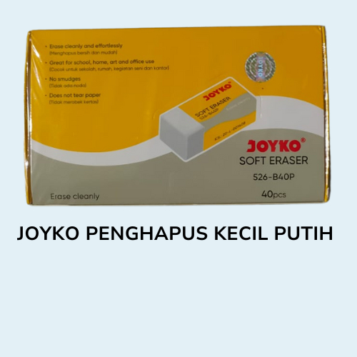 

Eraser Penghapus Joyko Putih Kecil 526-B40P