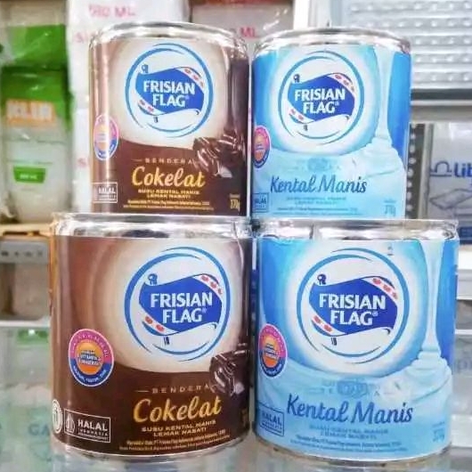 

Susu Kental Manis Frisian / Kental Manis Putih Coklat / Frisian Flag Kaleng 370 gr