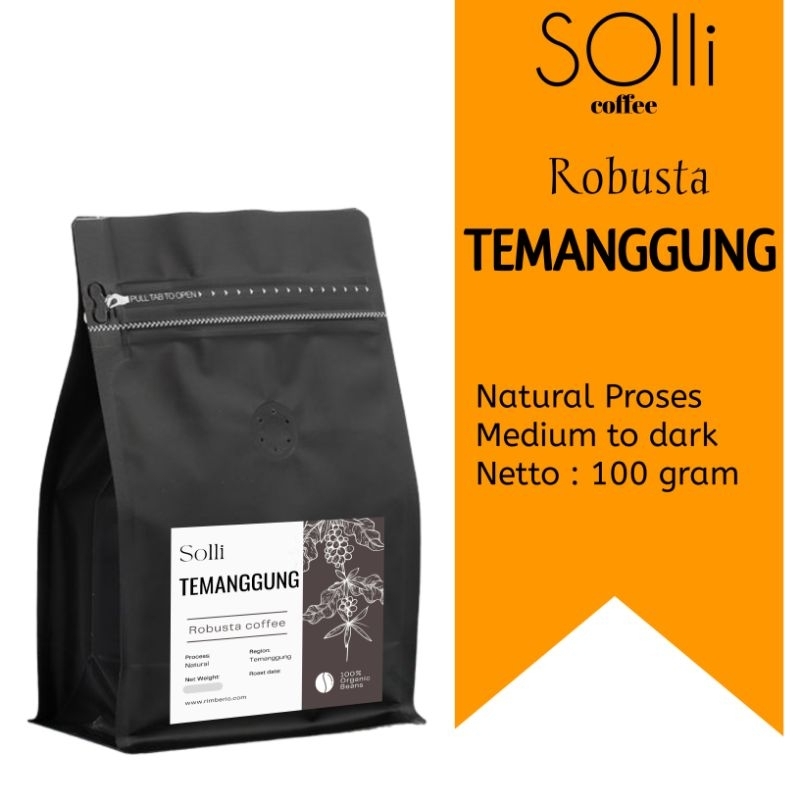 

Kopi Robusta Temanggung 100 gram Biji / Bubuk Kopi | Natural Proses