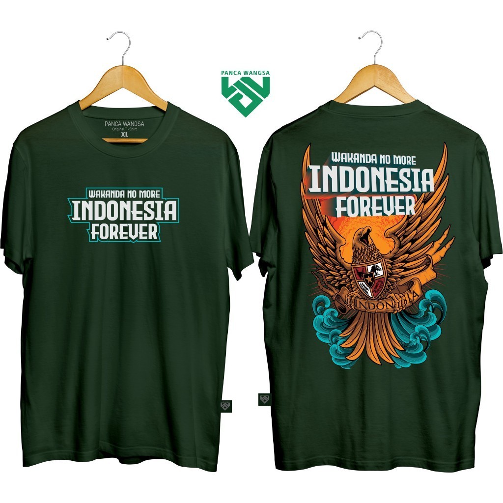 V1 Baju Kaos Anis Moda Anies Moda Wakanda No More Indonesia Forever Premium Free Sticker