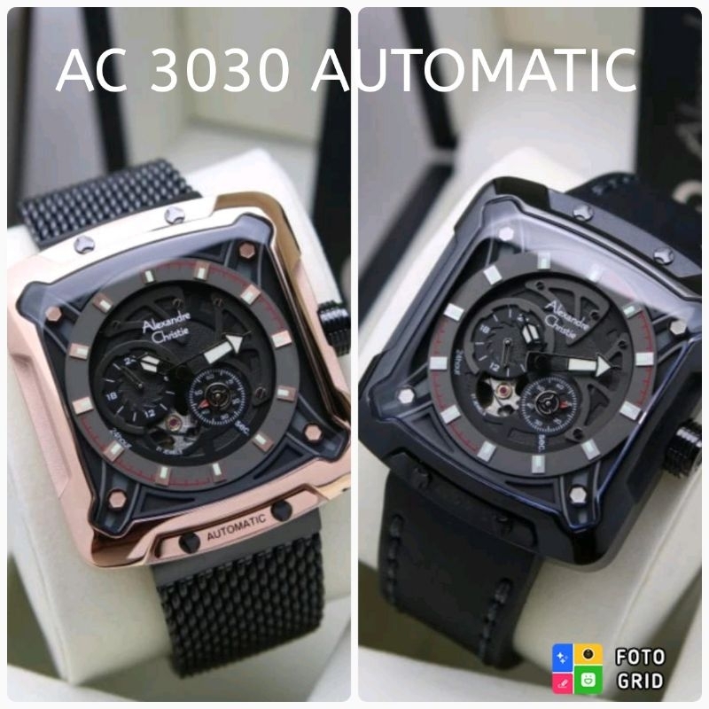 JAM TANGAN PRIA ALEXANDRE CHRISTIE AC 3030 OTOMATIS | AC3030 PRIA AUTOMATIC ORIGINAL
