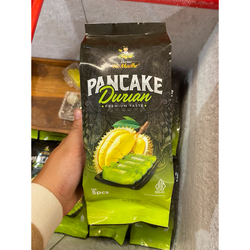 

[BEST SELLER] KO MADHE Pancake Durian PREMIUM Isi 5 Pcs