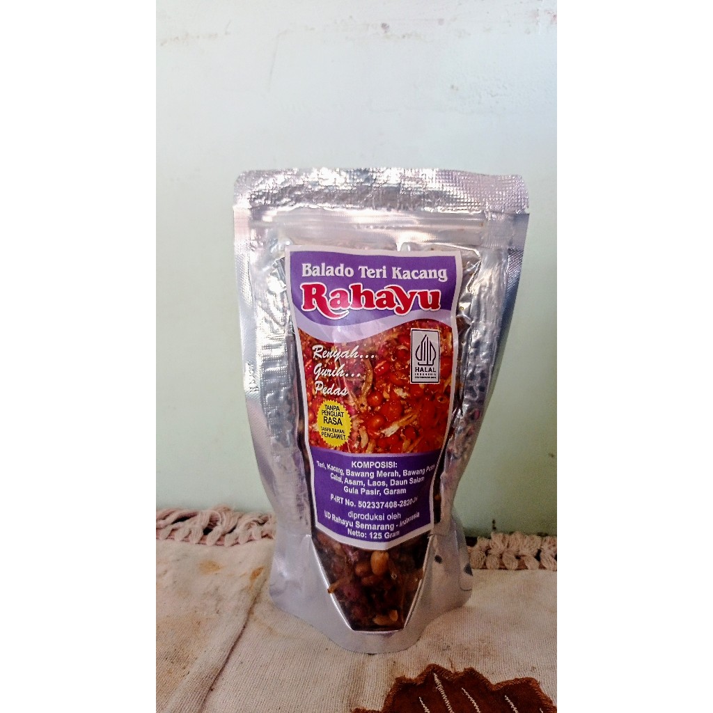 

Balado Teri Kacang Rahayu Tanpa Pengawet & MSG