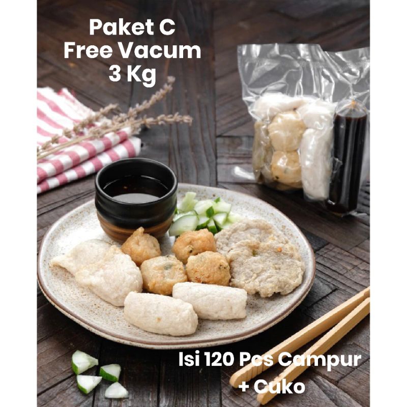 

Pempek Palembang Asli ikan Rp 1000 / Pcs