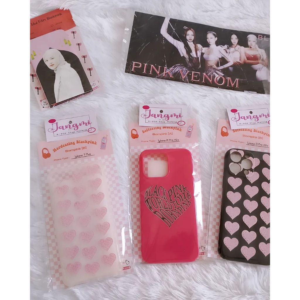 Casing HP Blackpink - Born Pink World Tour | Blackpink Born Pink | Blackpink Pink Venom Phone Case B