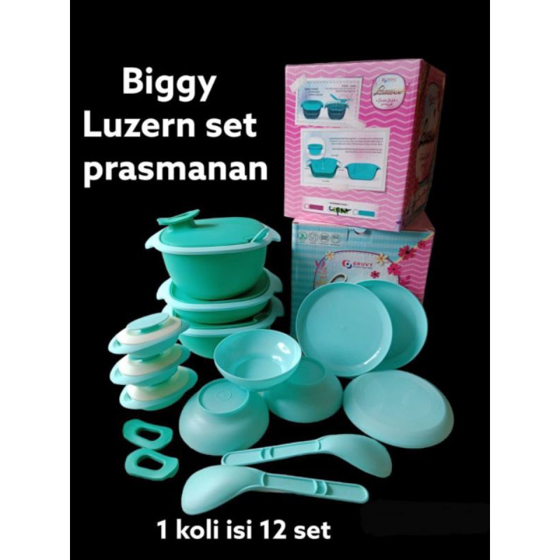 PRASMANAN LUZERN SET HIGH QUALITY / WADAH TEMPAT MAKANAN LAUK