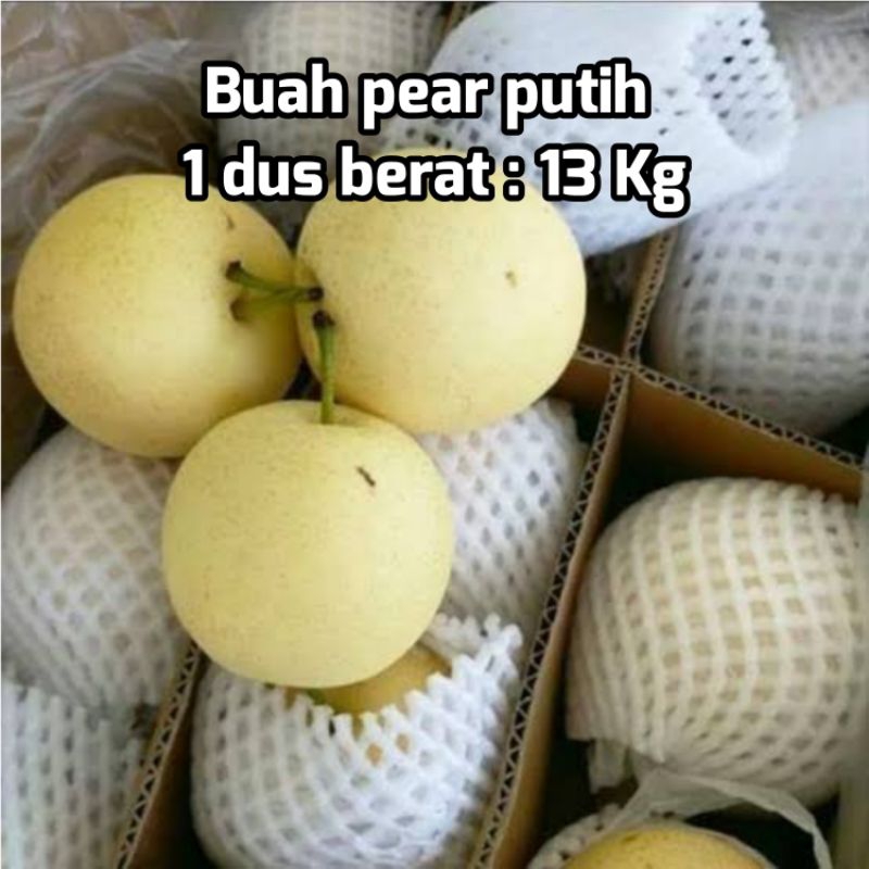 

READY STOKK!!! PEAR PUTIH MADU 1DUS : 13 KG FRESH MANIS