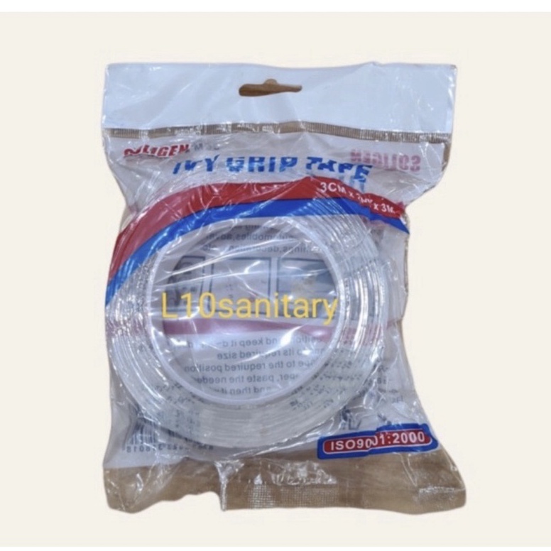 

KODE G82P Double Tape Bening Transparan Clear SOLIGEN Double Tip 2 Sisi Bagus Lengket