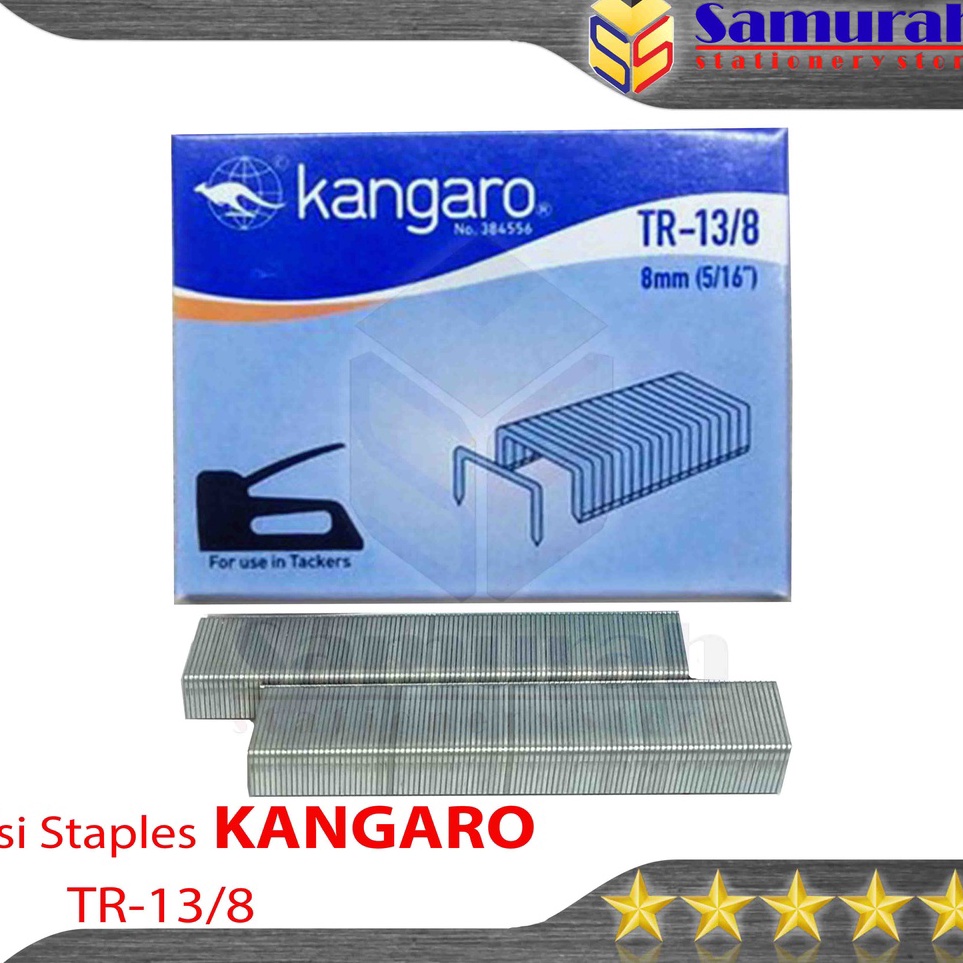 

Diskon Meriah Isi Staples Tembak Kangaro TR 138 Refill Gun Tacker 8mm 516 TR138 Stapler Kangaroo TR138 Strapler Kanggaro