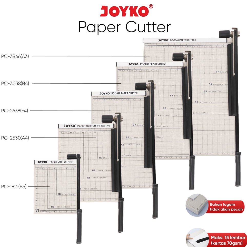 

Pasti Update Pemotong Kertas Paper Cutter Joyko