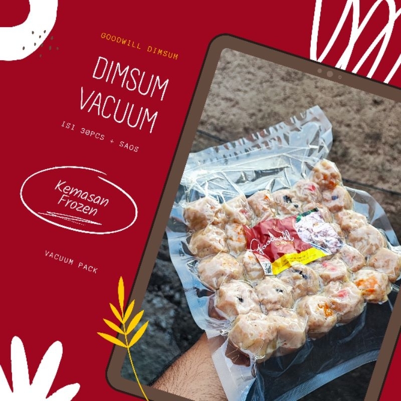 

@Ciledug Dimsum Ayam Vacuum Isi 30pcs + Saos Frozen Halal