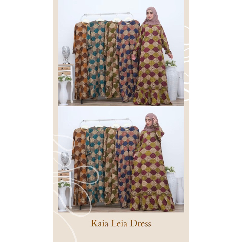 GAMIS ABAYA LEIA SERIES BY AYUNABELLA / GAMIS BATIK RAYON PRINTING PREMIUM / ABAYA BATIK RAYON PRINT