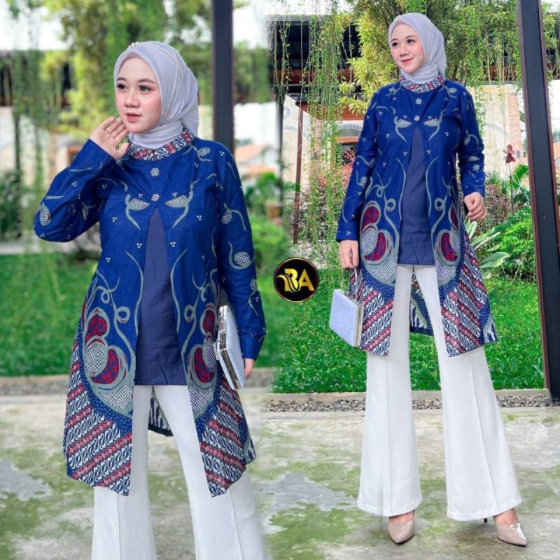 BATIK TUNIK WANITA/TUNIK WANITA KEREN/BATIK WANITA/TUNIK BATIK MODEL TERBARU/TUNIK BATIK/BATIK INDON