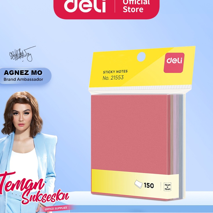 

Flash Product Deli Sticky Note Memo Tempel 3x3 15 lembar Kertas 8g 21553