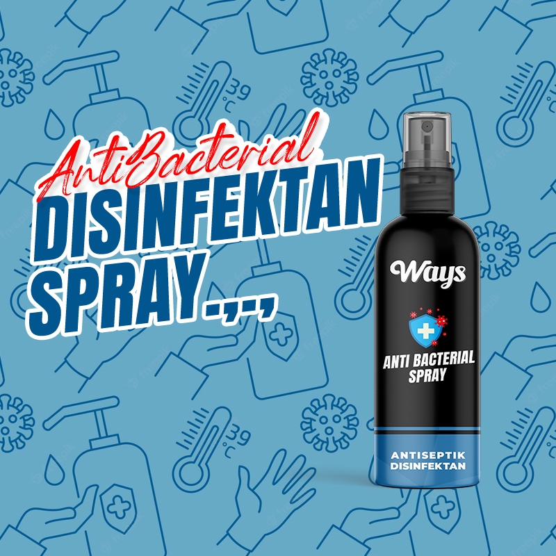 [A029] Anti Bacterial Spray Sanitizer Semprot Sepatu Helm Interior Mobil Sofa Furniture Perlengkapan