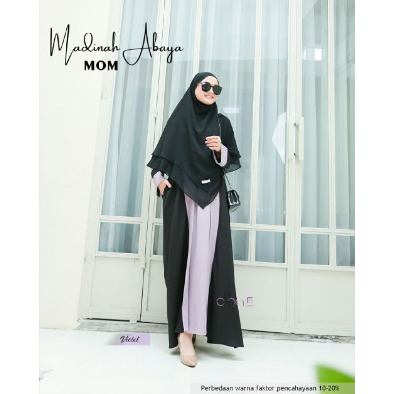 Dilovable.id | ABAYA POLOS KOMBINASI MADINA ABAYA GAMIS REMAJA ABAYA LEBARAN SYARI BY. ELHA